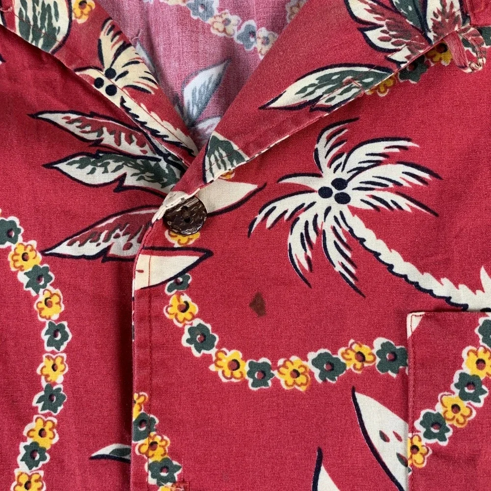 Vintage Polo Ralph Lauren Camp Shirt Men Extra Large Aloha Hawaiian